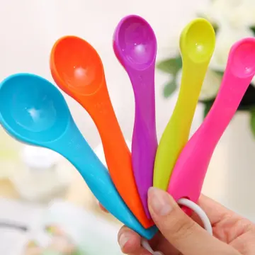 20PCS 1g Plastic 1 Gram Scoops/Spoons For Food/Milk/Medcine