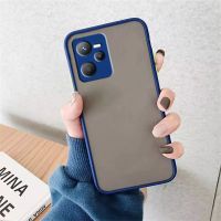 [ส่งจากไทย] Case Realme C35 เคสกันกระแทก เคสนิ่ม TPU ปุ่มสีผิวด้าน กันรอยกล้อง ขอบนิ่มหลังแข็ง เคส realme C35