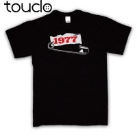 Short Sleeves Cotton Tshirt 1977 Punk Rock Pin Seguridad Estilo Retro Camiseta Todos Los Colores Y Tallas Tee