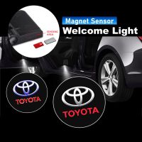 NEW 2PCS Toyota Car Door Welcome Light Wireless Magnet Sensor Altis Avanza Camry Estima Vigo Innova Sienta ting