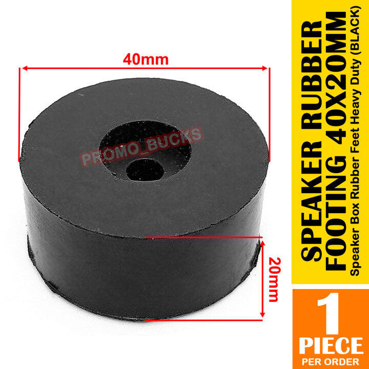 Speaker Rubber Footing 40X20MM Speaker Box Rubber Feet Black Heavy Duty