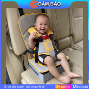 Ghế đai an toàn cho bé ngồi ô tô Micocoo bản rộng thoải mái