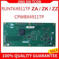 T CON Board RUNTK4911TP ZA  ZK  ZZ CPWBX 4911TP Logic Board RUNTK CPWBX QPWBXF759WJZZ QKITPF759WJTX T-Rev Original Tcon TV Parts