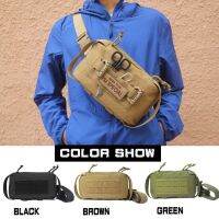 Tactical Molle Chest Bag 1000D Medical EDC Waist Pouch Hiking Travel Camping Outdoor Sports Accessories Storage Pouch