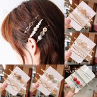 Hair Barrettes 3pcs Classic Pearl Hairgrip Hairpin Fashion Hair Accessories For Girl/Women