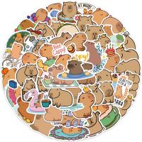 10/25/50PCS Cute Capybara Animal Stickers Car Motorcycle Travel Luggage Phone Guitar Laptop Cartoon Helment Decal Kid Gift Toys