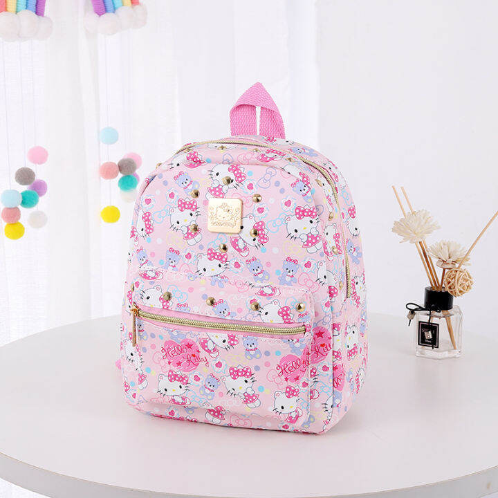 sanrio-mymelody-hellokitty-backpack-for-kids-student-large-capacity-waterproof-printing-leisure-multipurpose-bags