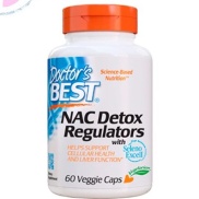 Viên uống NAC Detox Regulators- Doctor s Best USA  Lọ 60 viên .