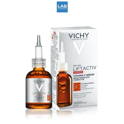 VICHY Liftactiv Vitamin C Brightening Skin Corrector 20 ml. วิชี่ ลิฟแอ็คทีฟ วิตามิน ซี ไบร์ทเทนนิ่ง สกิน คอร์เร็คเตอร์ 1 ขวด บรรจุ 20 มล.