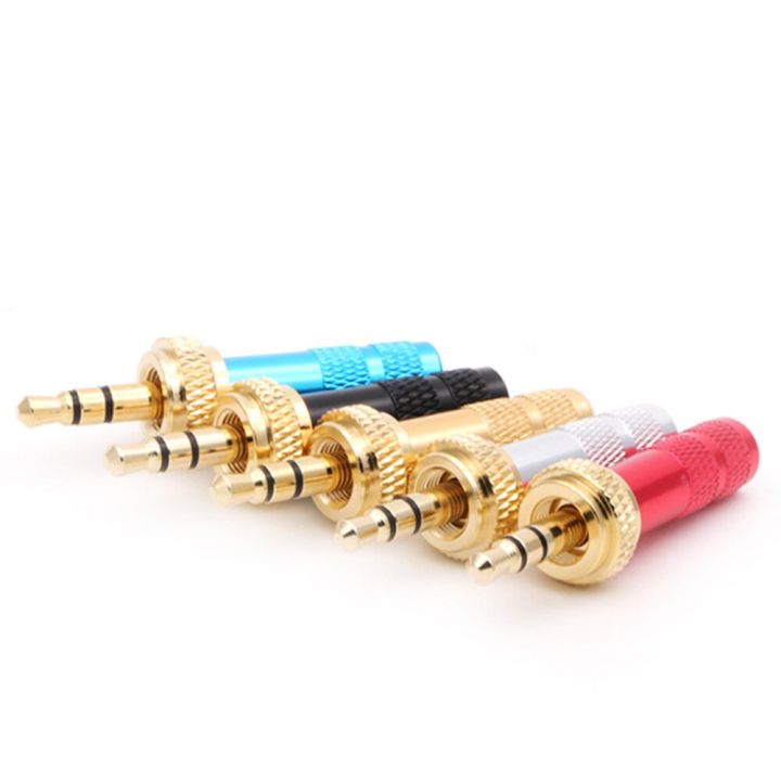 10pcs-mini-jack-3-5mm-3poles-stereo-jack-plug-screw-lock-soldering-audio-connector-for-diy-stereo-headset-earphone