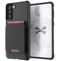 Ghostek EXEC Galaxy S21 Plus Wallet Case with Card Holder Works with Car Vent Mount and Easily Detachable for Wireless Charging (Option Select)