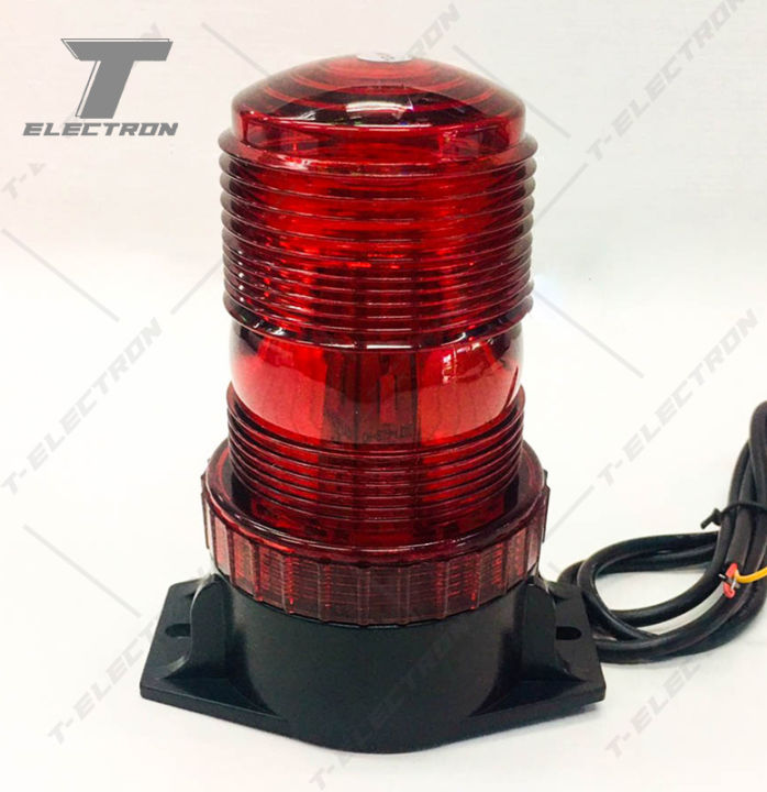 ไฟไซเรนหมุน-ทรงกระบอก-ปรับจังหวะไฟได้-รุ่น-led-018-ไฟ12-24v-ไฟติดรถ-ติดรถได้ทุกประเภท-ขนาด-4-9-ซ-ม