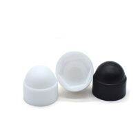 M3 M4 M5 M6 M8 M10 M12 M14 M16 M18 M20 M22 M24 Black White Dome Protection Cap Covers Exposed Hexagon Plastic PE Nut Bolt