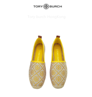 [Tory burch HongKong] Tory Burch Womens new denim embroidered fishermans shoes Flat Shoes Loafers