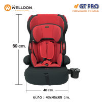 WELLDON รุ่น GT PRO (2 in 1) คาร์ซีทระบบติดตั้งด้วยเบลล์ Belt