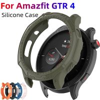 ✽♟♞ For Amazfit GTR 4 Cover Silicone Protective Case Screen Protector Frame Shell Accessories on for amazfit GTR 4 GTR4 Watch Cover