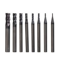 【hot】◑✁❡  50mm Length End Mill Cutter 4 Flute 1-6mm Alloy Carbide Tungsten Milling Metal Machine Tools