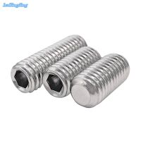 DIN 913 Hexagon Socket Set Screw Flat Point Allen Head M2 M2.5 M3 M4 M5 M6 M8 M10 M12 Grub Screw Stainless Steel Headless  Screw Nails Screws Fastener