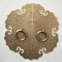 Thickened Chinese Antique Brass Cabinet Handle Furniture Accessories Shoe Cabinet Wardrobe Door Retro Handle Home Decoration