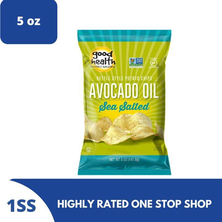 Good Health Kettle Style Potato Chips Avocado Oil, Sea Salted, 5oz Lazada PH