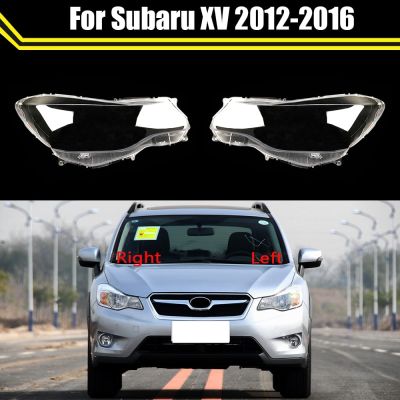 ที่ครอบไฟหน้าแบบฝาปิดเลนส์หลอดไฟไฟหน้าไฟหน้าสำรองสำหรับ Subaru XV รถ2012 2013 2014 2015 2016