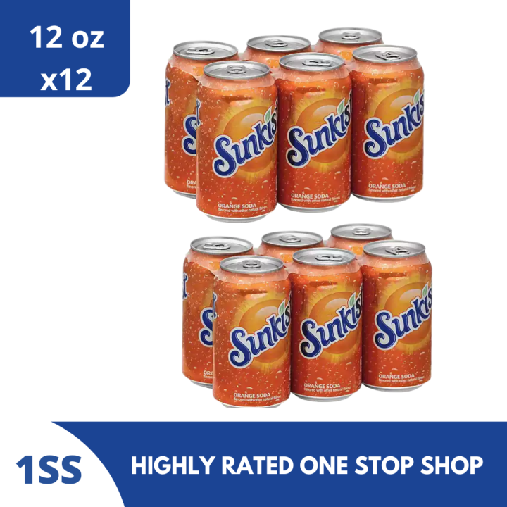 Sunkist Orange Soda, 12oz Set Of 12 | Lazada PH