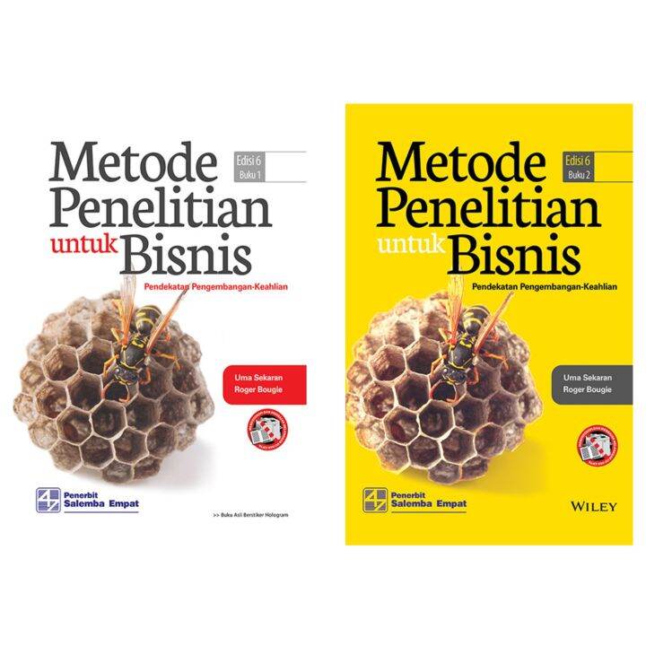 Paket Buku Metode Penelitian Untuk Bisnis Edisi 6 Buku 1 dan 2 Uma
