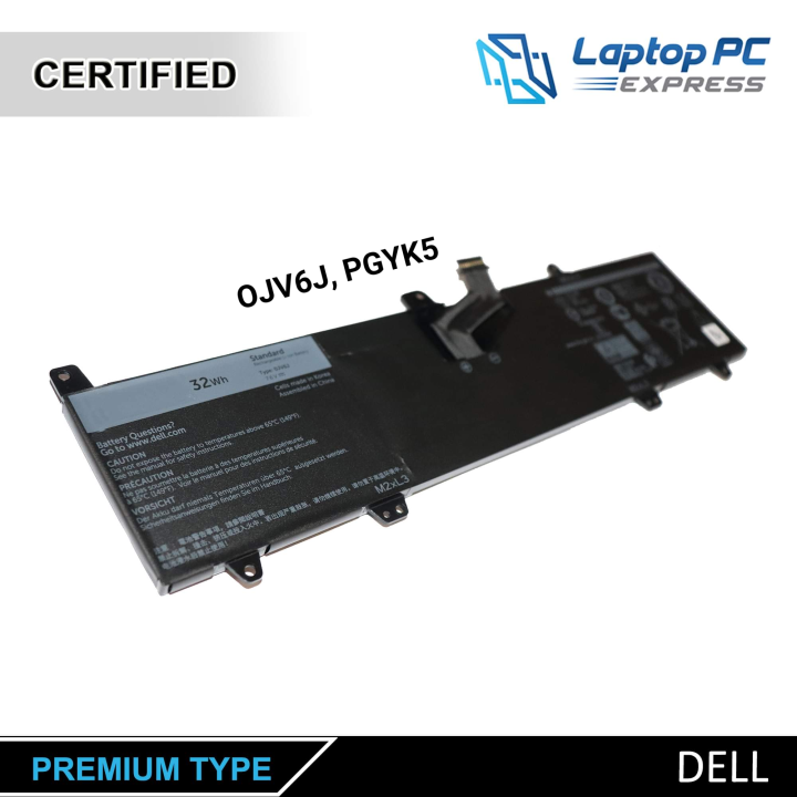 Dell Laptop Battery part number 0JV6J, 00JV6J, OJV6J, PGYK5 Compatible