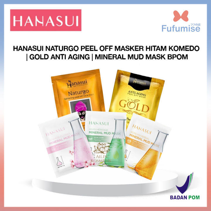 Hanasui Naturgo Peel Off Masker Hitam Komedo | GOLD Anti Aging ...