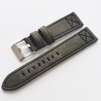 Comfortable Leather Watchstrap 20mm 22mm 24mm Watch Pin buckle Band Soft thick wristband Retro Casual Watch belt Bracelet Tool