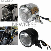 Motorcycle Vintage Custom Headlight Fog Light Front Lamp Universal Retro Headlamp for CB Streetfighter Cafe Racer Bobber Choppe