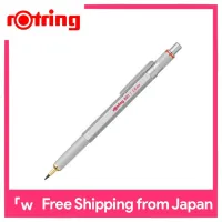 Rotring mechanical pencil 800 series 2mm wick holder Silver NEW from Japan Rotring mechanical pencil 800 series 2mm wick holder Silver NEW from Japan