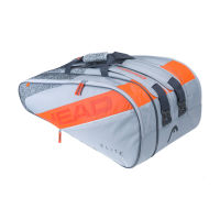 Head กระเป๋าเทนนิส Elite 12R Monstercombi Tennis Bag | Grey/Orange ( 283592 )