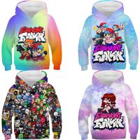 [Qinqin clothing]Friday Night Funkin Hoodies ชายหญิงการ์ตูน3D พิมพ์เสื้อฤดูใบไม้ร่วง Hoodie เสื้อ Fnf เกม Pullover Sudadera เด็ก Clothes