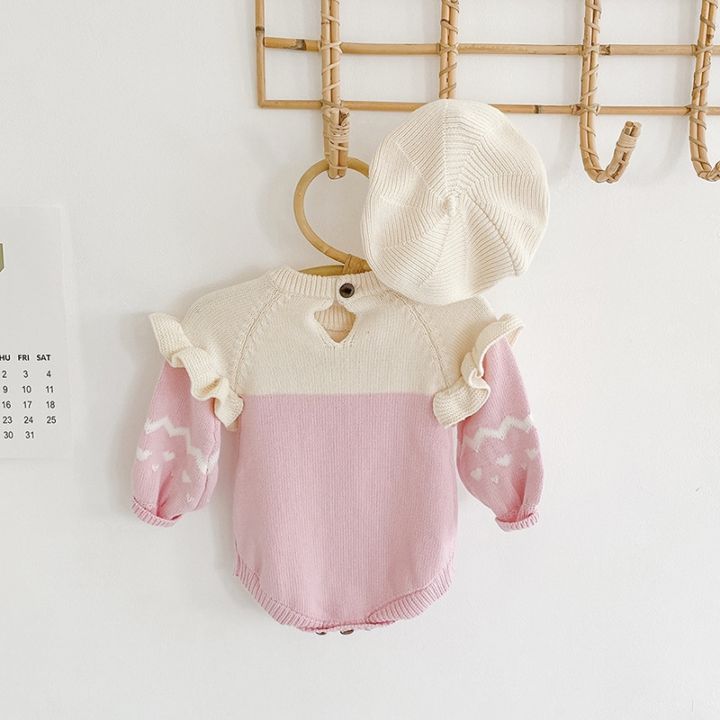 cod-ins-autumn-style-2022-female-baby-long-sleeved-knitted-romper-dress-lady-fan-triangle-bag-fart