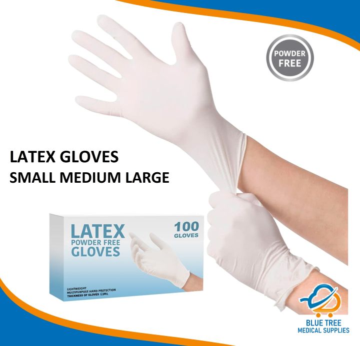 Latex Gloves Surgical Medical Examination Latex Gloves Disposable MedX ...