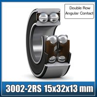 3002-2RS Bearing 15x32x13 mm ( 1 Pc ) 3002 2RS Double Row Sealed 3002 RS Angular Contact Ball Bearings