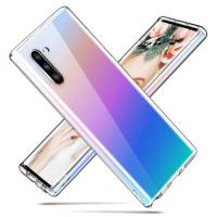 For Samsung Galaxy Note 10/Plus Silicone Soft Clear TPU Protective Case Cover Anti-fall Protecter