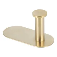 Wall Mounted Hand Towel Bar Rack Brushed Gold Stainless Steel Round Toilet Paper Holder Hook Hardware Accessories