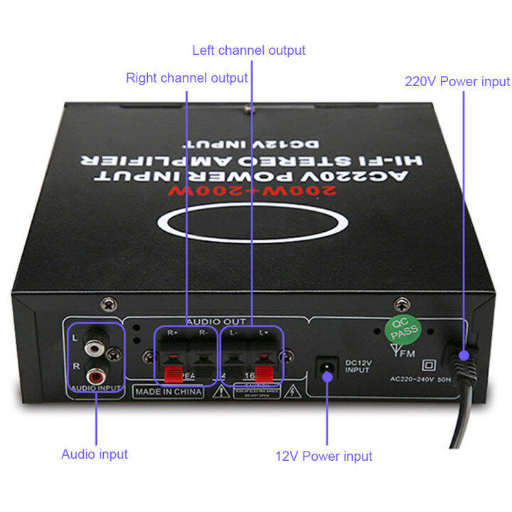 แอมป์ขยายเสียง-220v-dc-12v-เครื่องขยายเสียงมินิบลูทูธ-ขยายเสียงลำโพง-เครื่องแอมป์ขยายเสียง-เพาเวอร์แอมป์-แบบพกพาเครื่องขยายเสียงไฮไฟเอาต์พุตรีโมทคอนโทรล-800w-เครื่องขยายเสียงในบ้าน