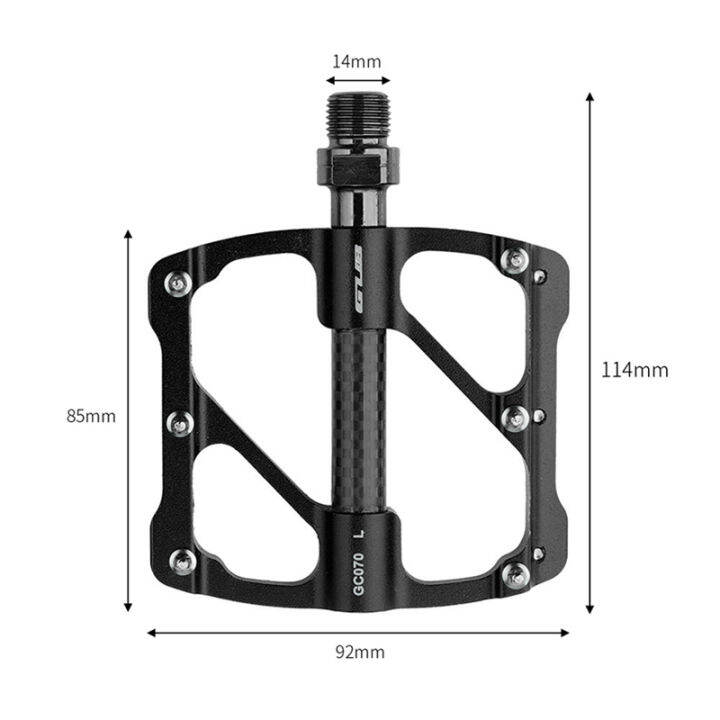 gub-gc070-ultralight-bicycle-pedal-3-bearing-mountain-road-bike-pedals-carbon-fiber-bushing-mtb-cycling-parts