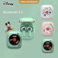 Disney FX-906V หูฟังไร้สาย TWS Bluetooth 5.2หูฟัง HIFI เสียงในหูลดเสียงรบกวนชุดหูฟังกีฬากันน้ำพร้อมไมโครโฟน