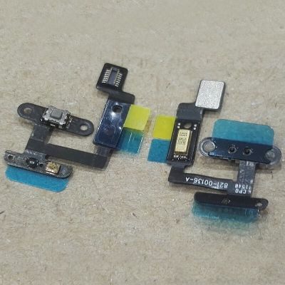 สวิทช์ไฟสายเฟล็กซ์ปิดเปิดกุญแจปิดเสียงปุ่มสำหรับ Ipad Mini 4 Mini4 A1550อะไหล่ไมโครโฟน A1538