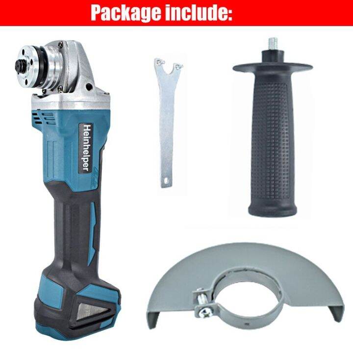 125Mm Brushless Cordless Angle Grinder Variable 3 Speed Grinder Machine ...