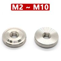 1-10pcs Adjust Leveling Knurled Thumb Nut M2 M2.5 M3 M4 M5 M6 M8 M10 Stainless Steel Round Thin Nut Thumbnut Locking Nails Screws Fasteners