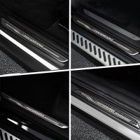 Accessories Car Door Sill Scuff Plate Guards Protector Sticker For BMW X5 X6 E70 E71 E84 E90 F10 F15 F16 F20 F30 F32 F34 F25 F26