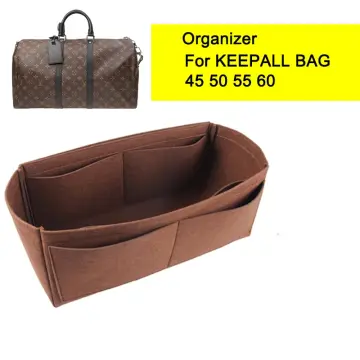 For Travel organizer insert bag Organizer for LV Keepall 45 Black Color
