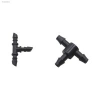 ✧❂ 3mm4mm Hose Tee Barb Connector Irrigation Plumbing Pipe Fittings T-Shape Tube Adapter hose Joint 3-Way Splitter 20 Pcs
