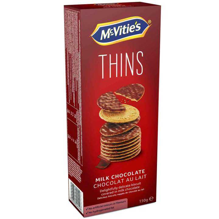 McVitie's Digestive Thins Milk Chocolate Biscuits 150g Lazada PH