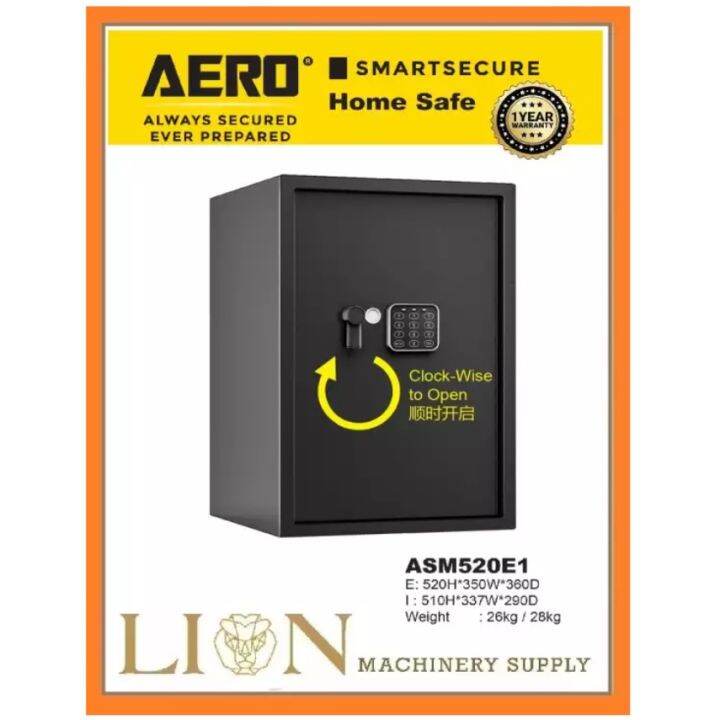 AERO ASM520E1 Security Box / Safety Box / Locker Lazada
